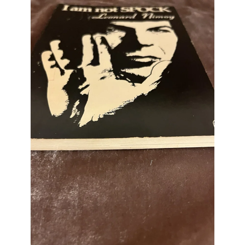 VTG I AM NOT SPOCK Leonard Nimoy 1st printing 1975 Book Star Trek SEE ALL - Picture 6 of 16